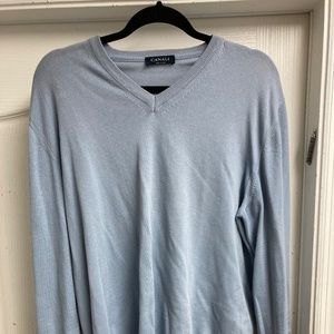 Canali V neck sweater size L 52